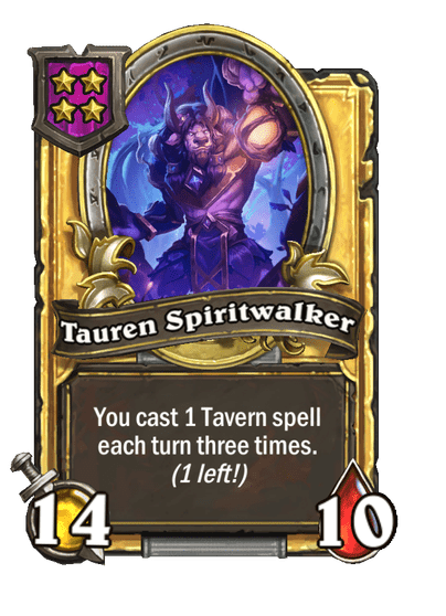 Tauren Spiritwalker Hearthstone kártya