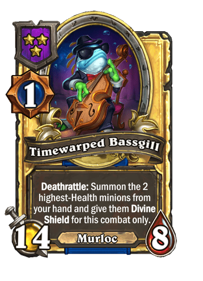 Timewarped Bassgill Hearthstone kártya