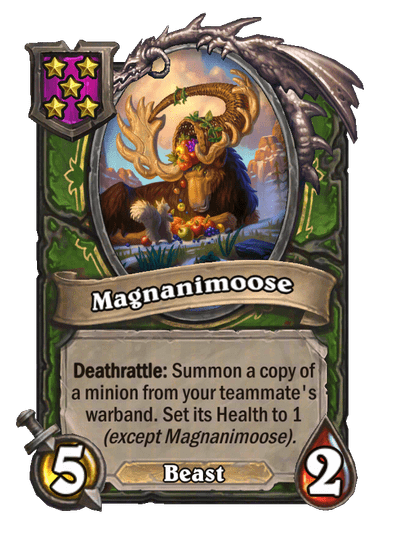 Magnanimoose Hearthstone kártya