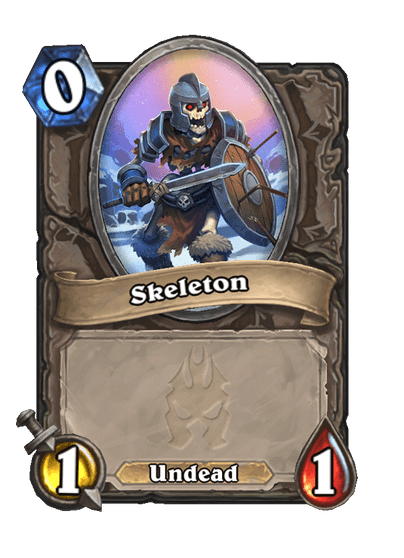 Skeleton Hearthstone kártya