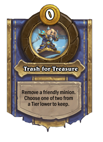 Trash for Treasure Hearthstone kártya