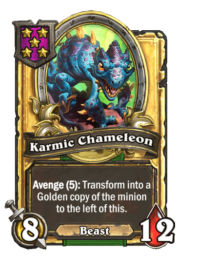Karmic Chameleon Hearthstone kártya