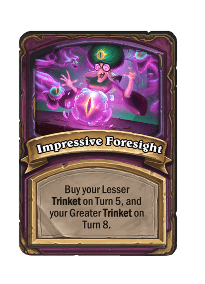 Impressive Foresight