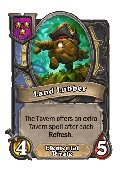 Land Lubber Hearthstone kártya