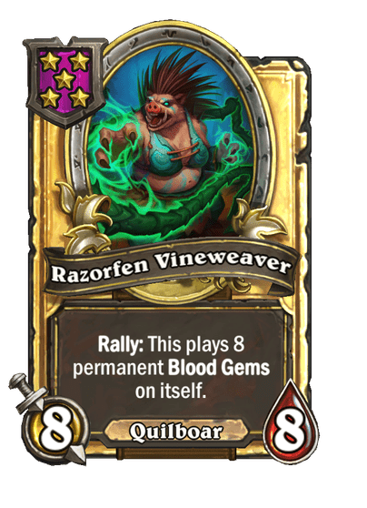 Razorfen Vineweaver Hearthstone kártya