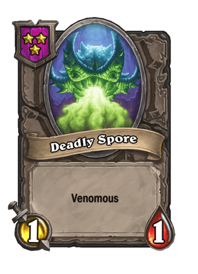 Deadly Spore Hearthstone kártya