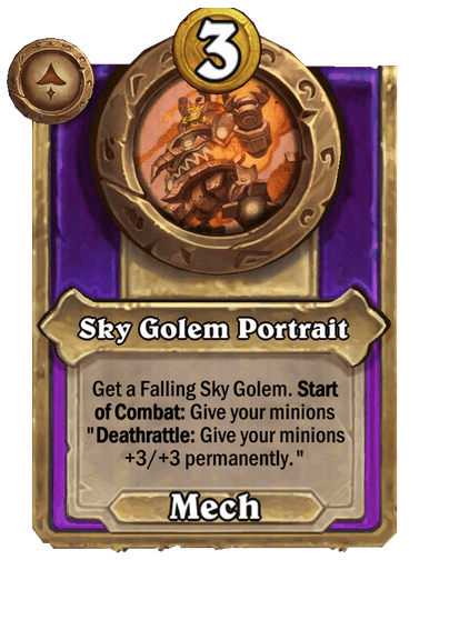 Sky Golem Portrait