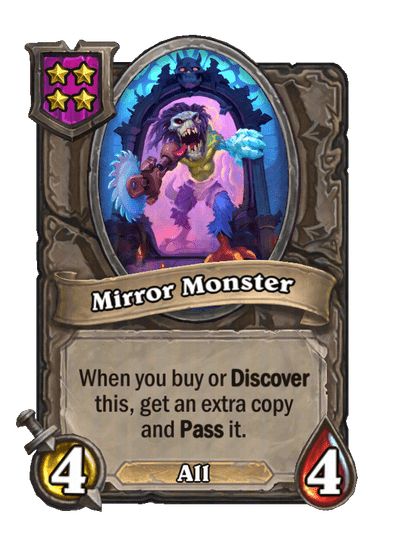 Mirror Monster Hearthstone kártya
