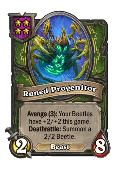 Runed Progenitor Hearthstone kártya