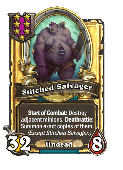 Stitched Salvager Hearthstone kártya
