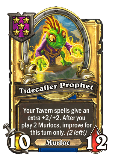 Tidecaller Prophet Hearthstone kártya