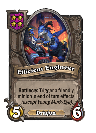 Efficient Engineer Hearthstone kártya
