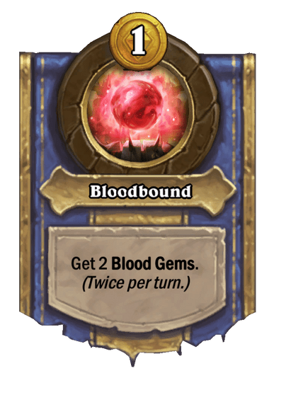 Bloodbound Hearthstone kártya