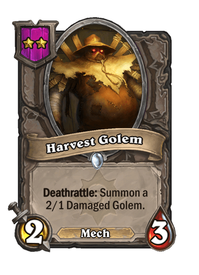 Harvest Golem Hearthstone kártya
