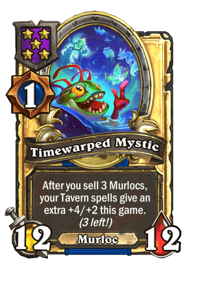 Timewarped Mystic Hearthstone kártya