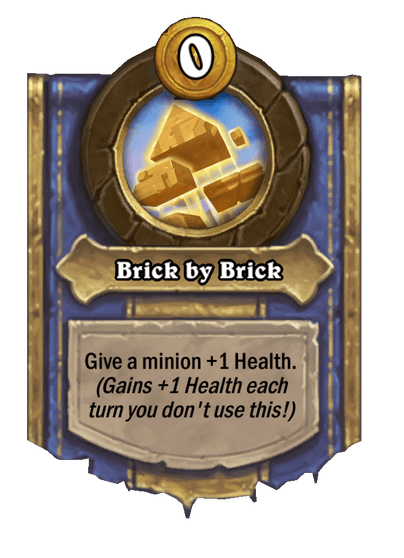 Brick by Brick Hearthstone kártya