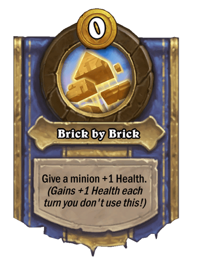 Brick by Brick Hearthstone kártya