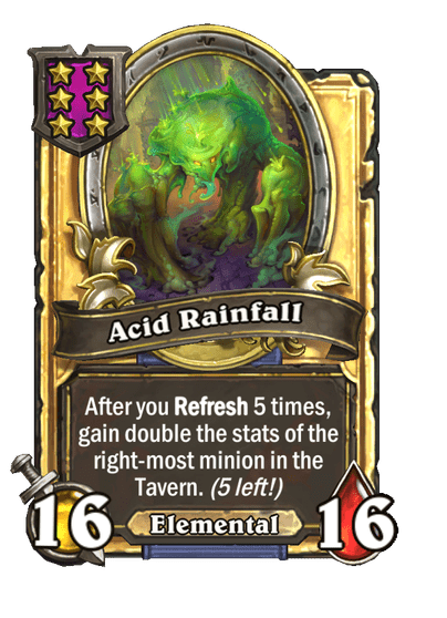 Acid Rainfall Hearthstone kártya