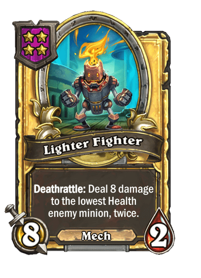 Lighter Fighter Hearthstone kártya