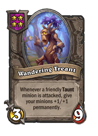 Wandering Treant Hearthstone kártya