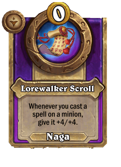 Lorewalker Scroll