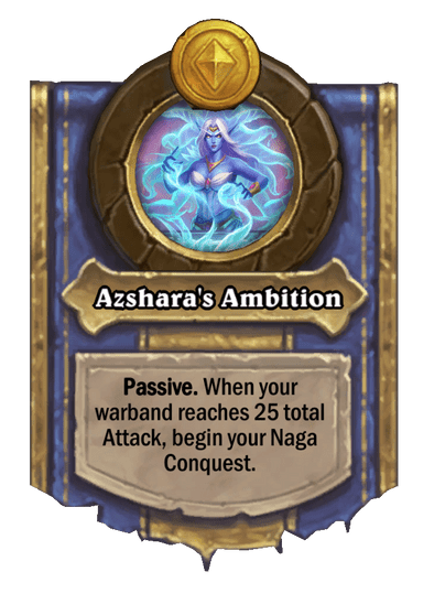 Azshara's Ambition Hearthstone kártya