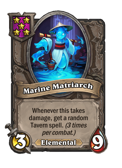 Marine Matriarch Hearthstone kártya