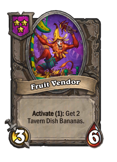Fruit Vendor Hearthstone kártya