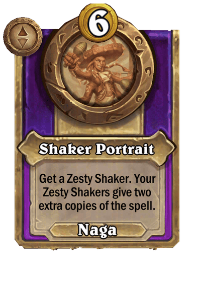 Shaker Portrait Hearthstone kártya