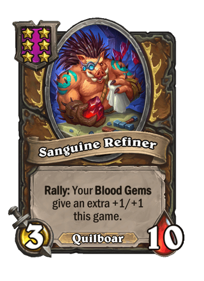 Sanguine Refiner Hearthstone kártya