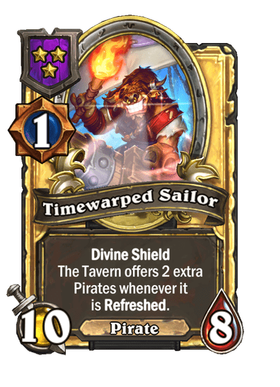 Timewarped Sailor Hearthstone kártya