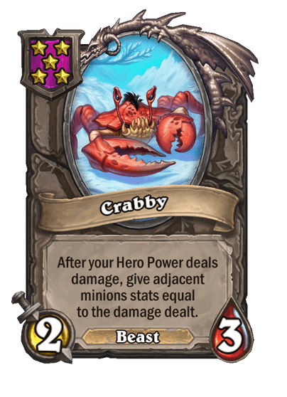 Crabby Hearthstone kártya