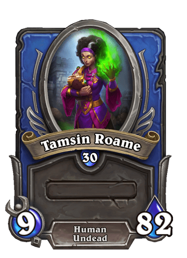 Tamsin Roame Hearthstone kártya