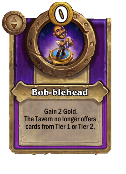 Bob-blehead Hearthstone kártya