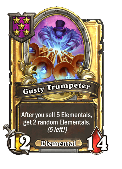 Gusty Trumpeter Hearthstone kártya