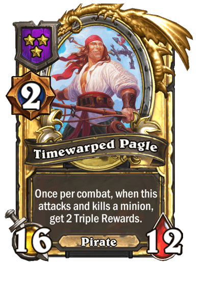 Timewarped Pagle Hearthstone kártya