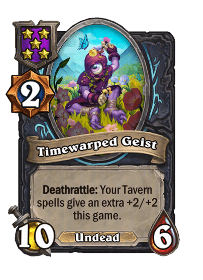Timewarped Geist Hearthstone kártya
