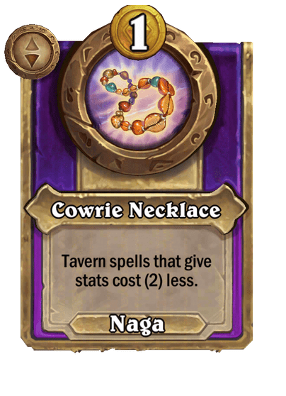 Cowrie Necklace Hearthstone kártya