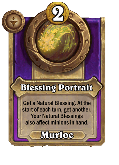 Blessing Portrait Hearthstone kártya