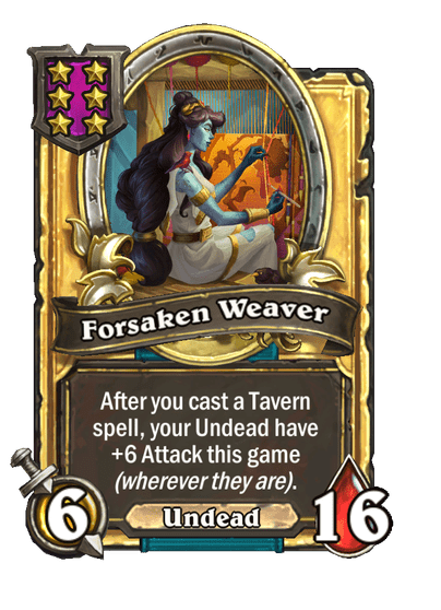 Forsaken Weaver Hearthstone kártya