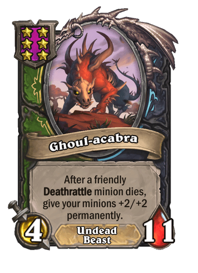 Ghoul-acabra Hearthstone kártya