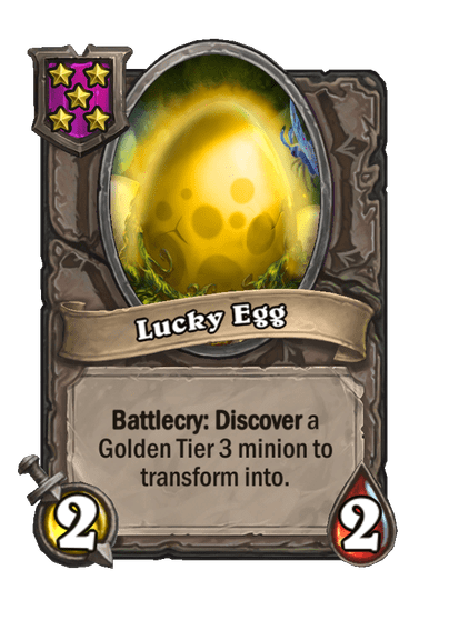 Lucky Egg Hearthstone kártya