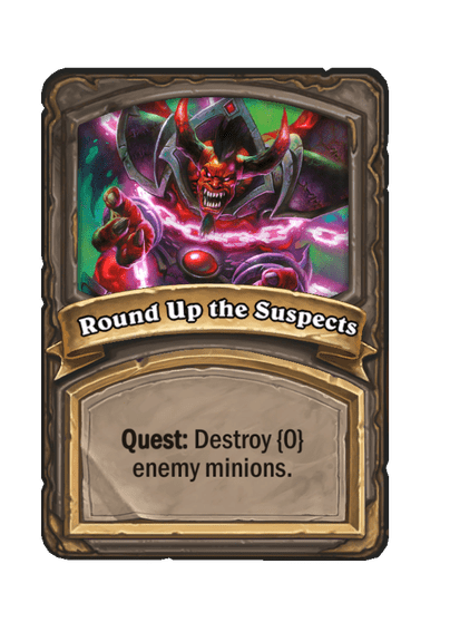 Round Up the Suspects