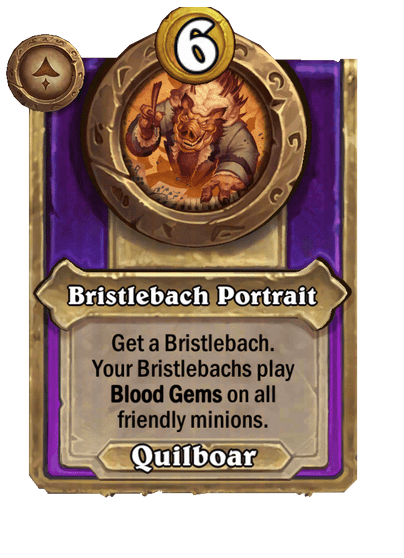 Bristlebach Portrait Hearthstone kártya