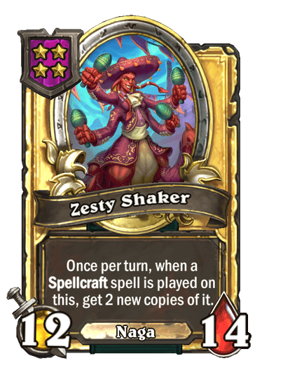 Zesty Shaker Hearthstone kártya