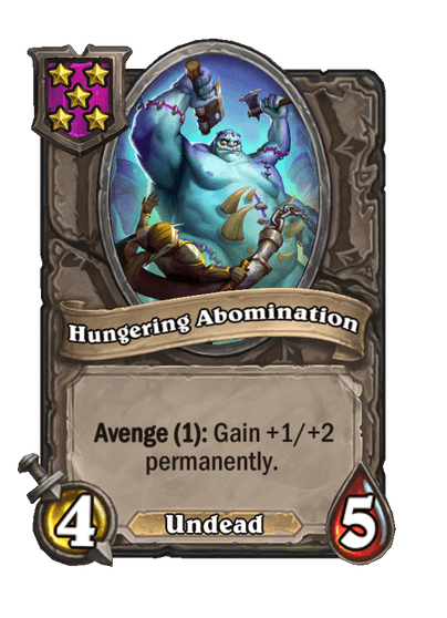 Hungering Abomination Hearthstone kártya