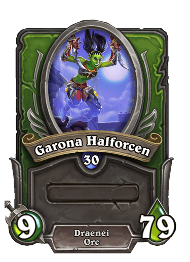 Garona Halforcen Hearthstone kártya