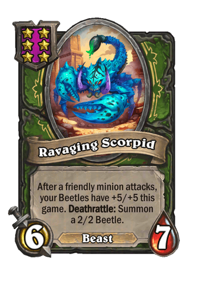 Ravaging Scorpid Hearthstone kártya