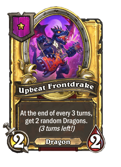 Upbeat Frontdrake Hearthstone kártya