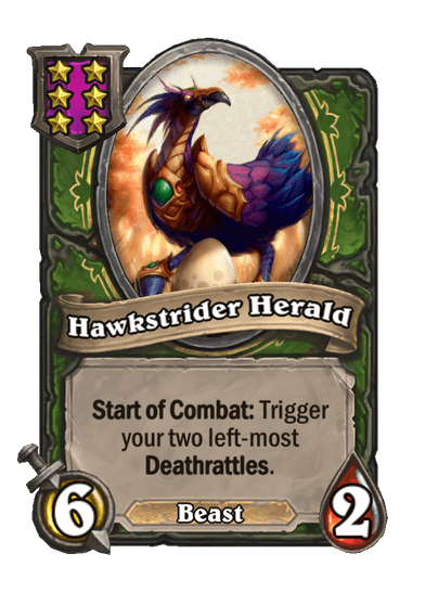 Hawkstrider Herald Hearthstone kártya